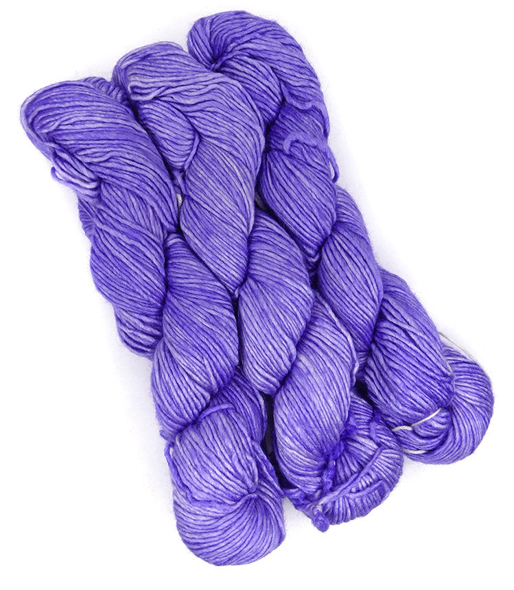Malabrigo Silky Merino One of a Kind - Pretty Periwinkle (Three Skeins)