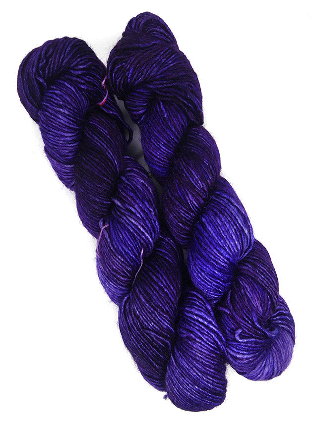Malabrigo Silky Merino One of a Kind - Royal Purple (Two Skeins)