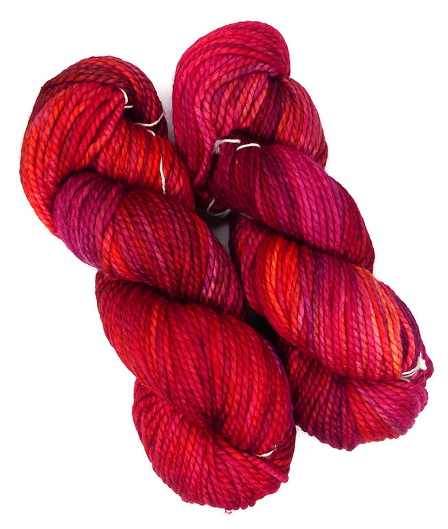 Malabrigo Vientos One of a Kind Color - Cerise Roses - Lot B (2 SKEINS)