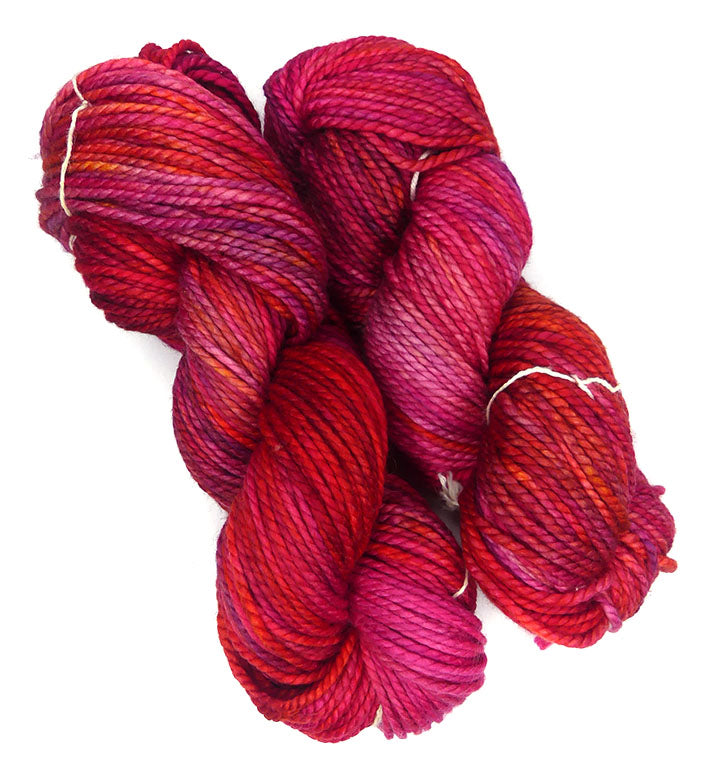 Malabrigo Vientos One of a Kind Color - Cerise Roses - Lot C (2 SKEINS)