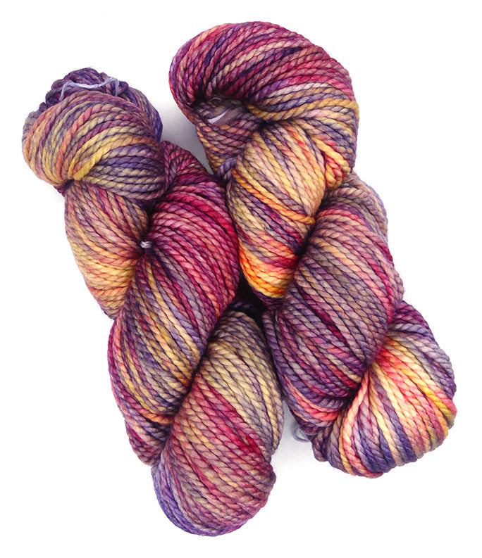 Malabrigo Vientos One of a Kind Color - Painted Dusk - Lot C (2 SKEINS)