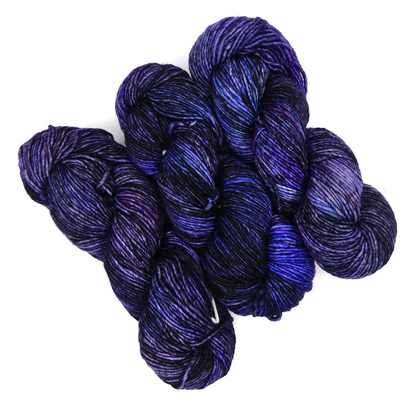 Malabrigo Washted One of a Kind Colors - Amethyst Geode (THREE SKEINS)