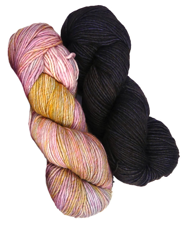 Malabrigo Worsted One of a Kind Color - Blush Espresso (2 skeins)