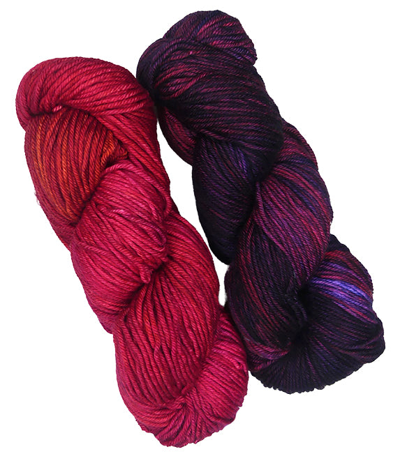 Malabrigo Rios One of a Kind - Berry Zinger (TWO SKEINS)