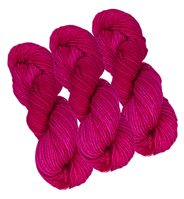 Malabrigo Rios One of a Kind - Electric Pink - Lot A (THREE SKEINS)