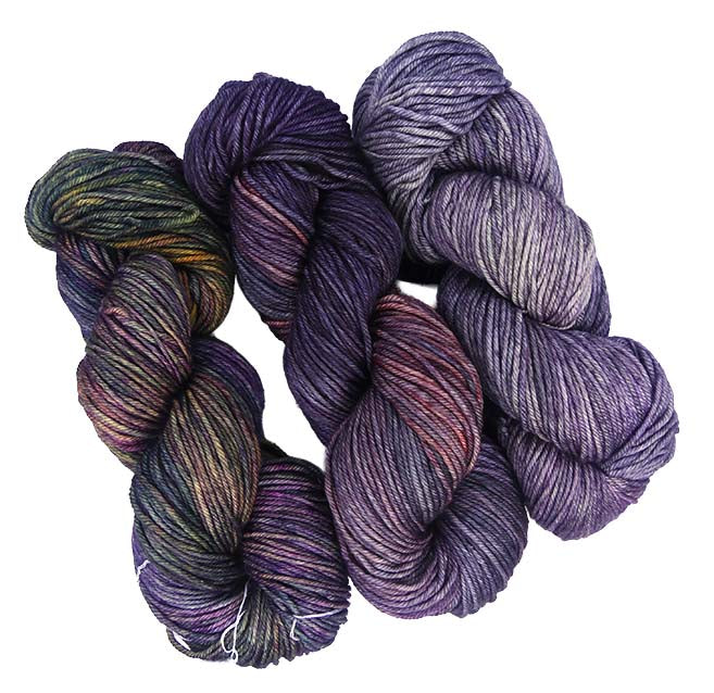 Malabrigo Rios One of a Kind - Lavender and Figs (THREE SKEINS)