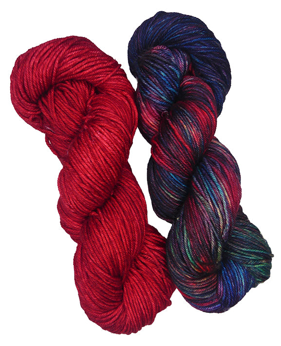 Malabrigo Rios One of a Kind - Red Hot Nights (TWO SKEINS)