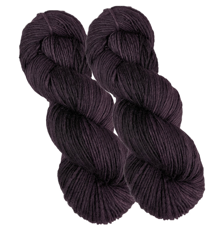 Malabrigo Worsted One of a Kind - Plum Night (TWO SKEINS)