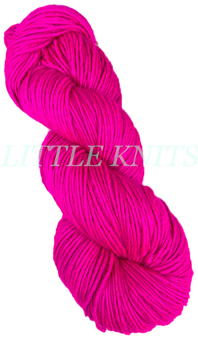 Malabrigo Worsted One of a Kind Color - Hot Bright Pink (Lot B)