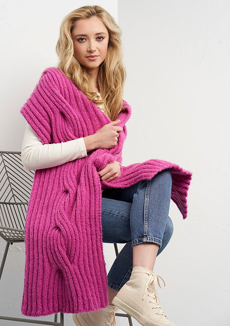 A Rowan Brushed Fleece Pattern - Mariner (PDF)