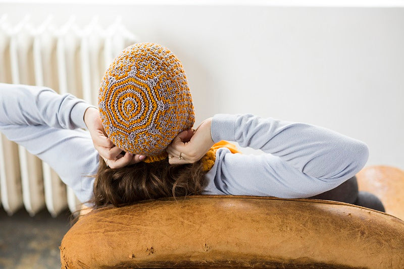 A Malabrigo Arroyo Pattern - Mariscala Hat - Free with purchase of two skeins of Arroyo - one per customer (Print Pattern)