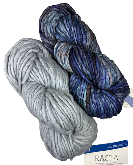 Malabrigo Rasta One of a Kind Colors - Melancholy Skies (TWO SKEINS)