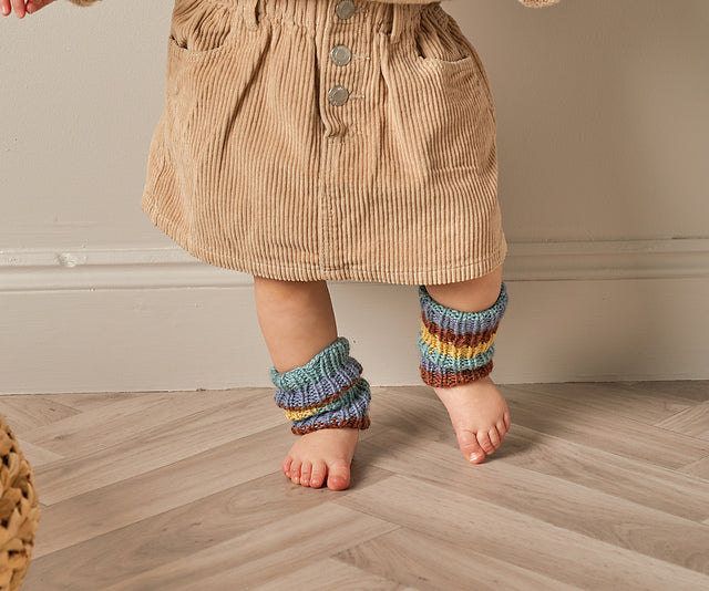 A Rowan Baby Cashsoft Merino Pattern - Meow, leg warmers and Socks (PDF)