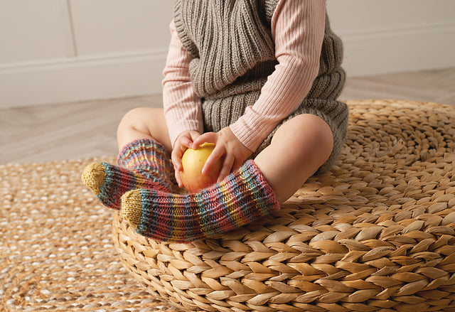 A Rowan Baby Cashsoft Merino Pattern - Meow, leg warmers and Socks (PDF)