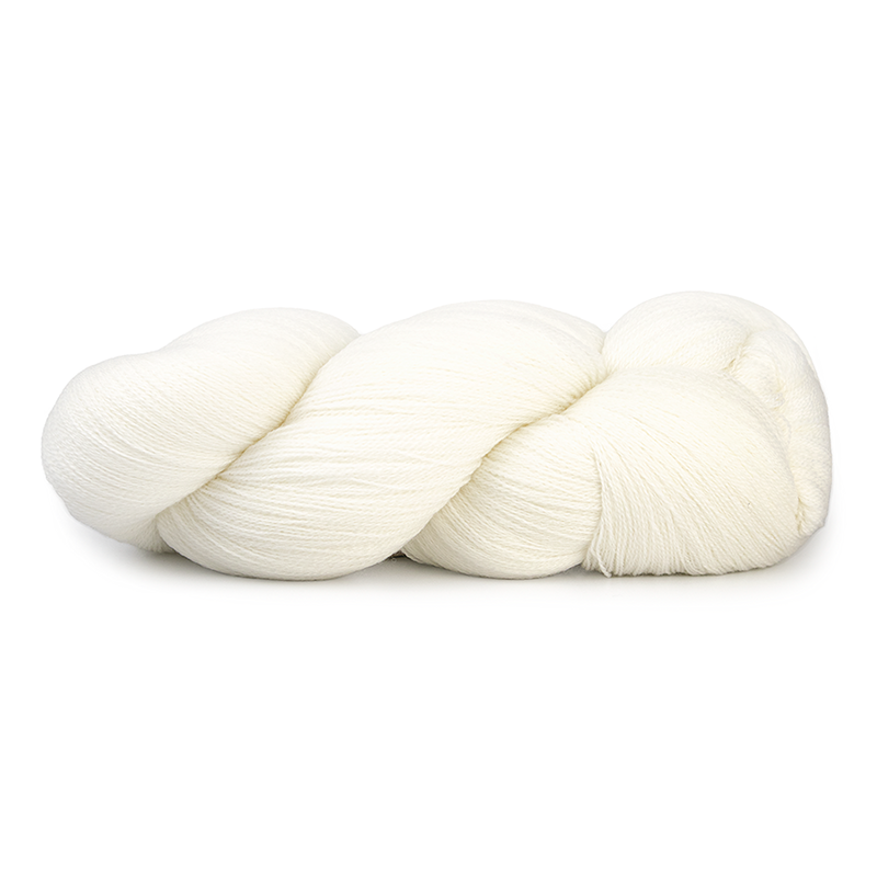 Hikoo Merino Lace Light - Frost (Color #1001)