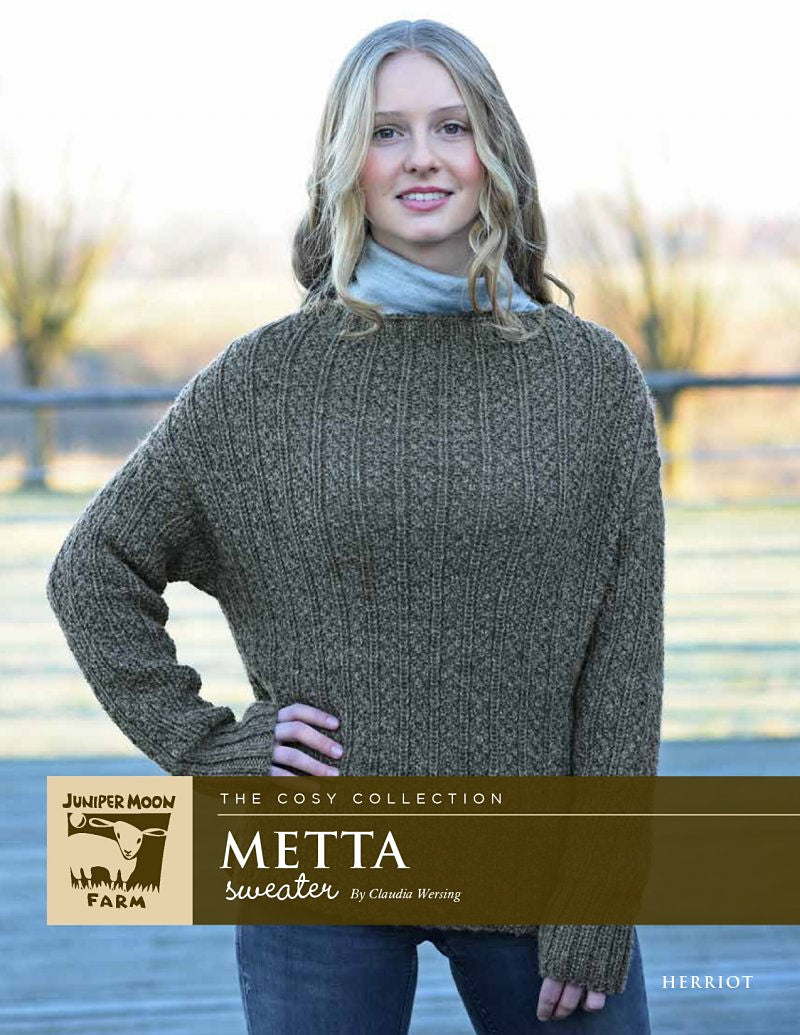 A Juniper Moon Farm Herriot Pattern - Metta Sweater (PDF)