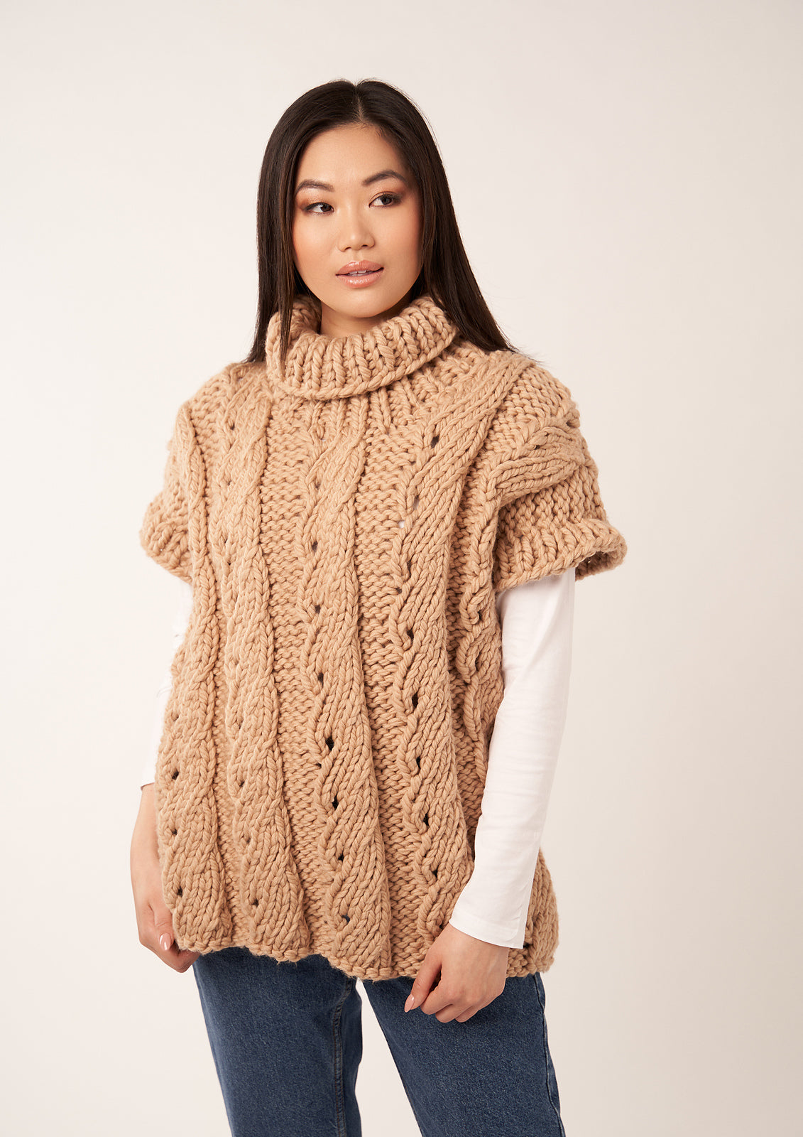A Rowan BIG Big Wool Pattern - Mink Tunic (PDF)