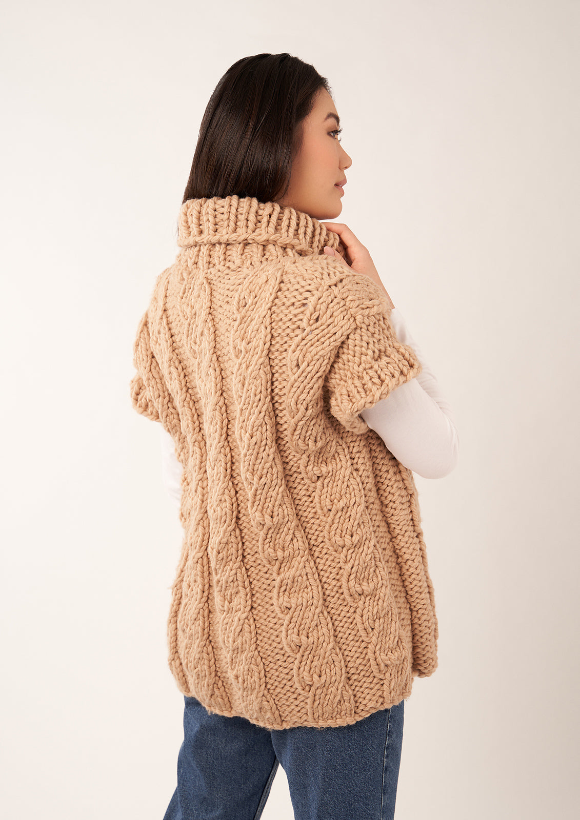 A Rowan BIG Big Wool Pattern - Mink Tunic (PDF)