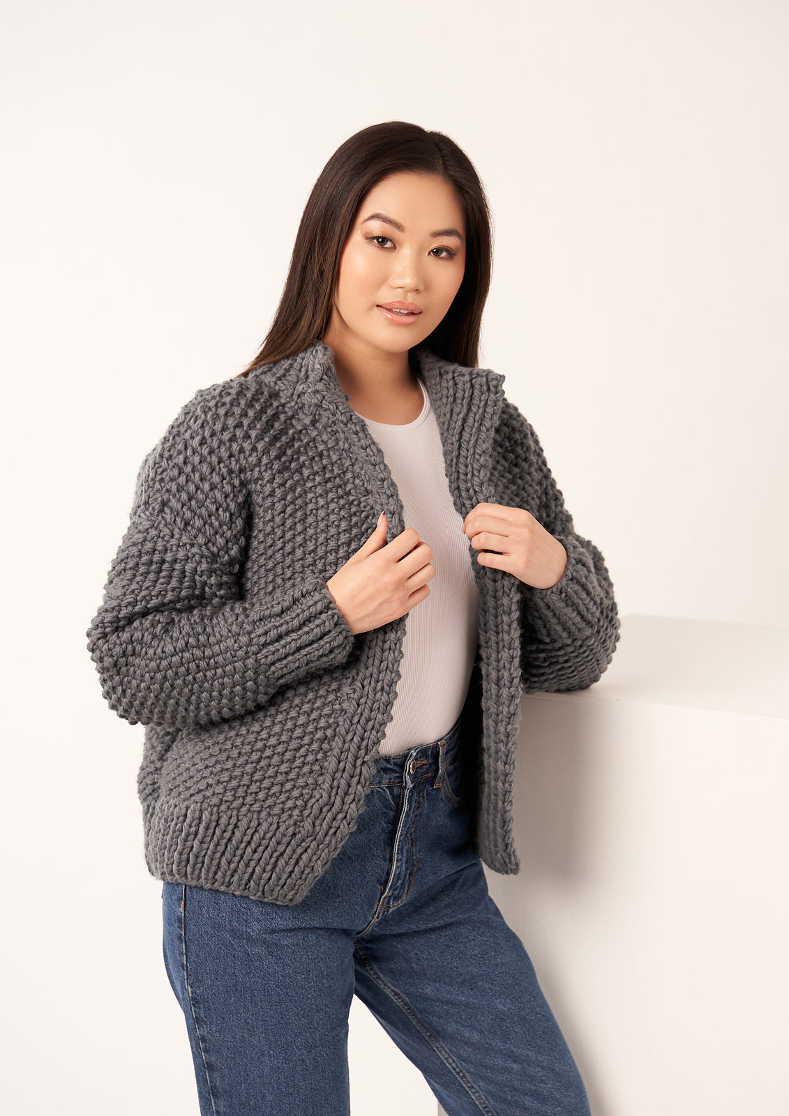 A Rowan BIG Big Wool Pattern - Misty Jacket (PDF)