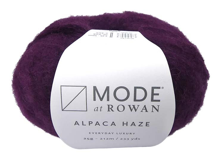 Mode at Rowan Alpaca Haze - Merlot (Color #20)