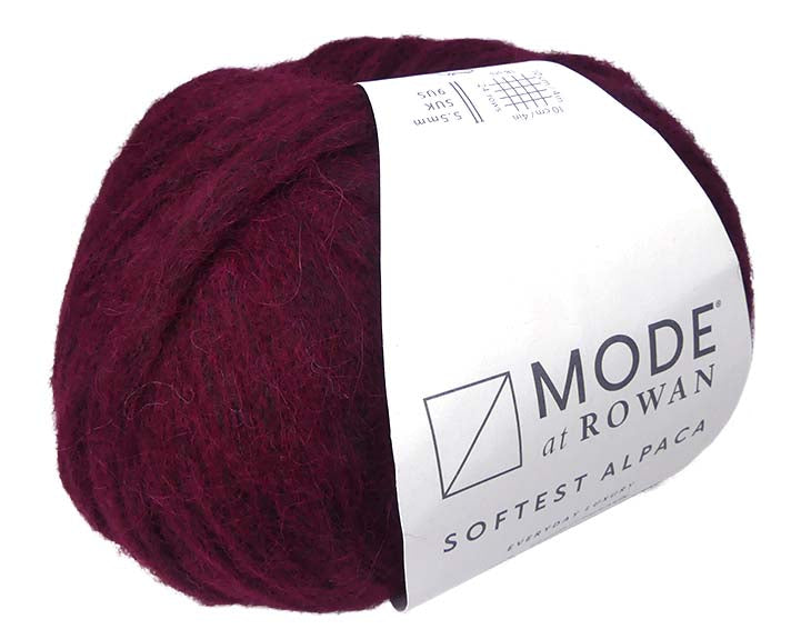 Mode at Rowan Softest Alpaca - Cranberry (Color #20)