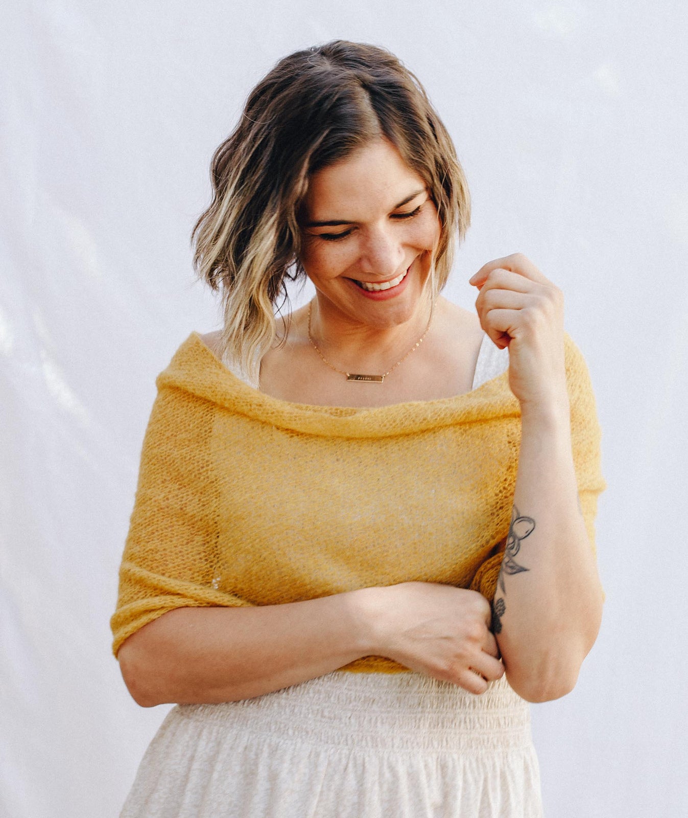 A Churchmouse Yarns and Teas Pattern - Mohair Bias Loop (PDF)