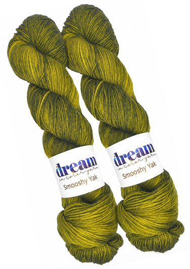 Smooshy Yak One of a Kind Colors - Mossforge (TWO SKEINS)
