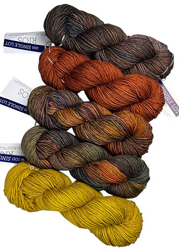 Malabrigo Rios One of a Kind - Mustard Meadow (FIVE SKEINS)