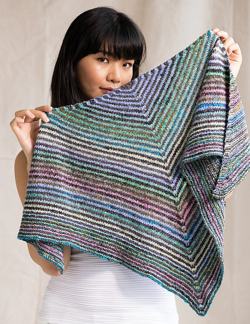 A Noro Mirai Pattern -  Piedra Shawl (PDF)