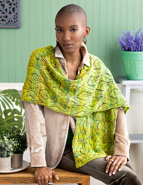 A Noro Silk Garden Sock Solo Pattern -  Kamani (PDF)