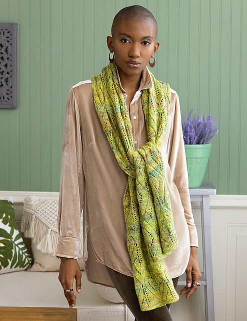 A Noro Silk Garden Sock Solo Pattern -  Kamani (PDF)