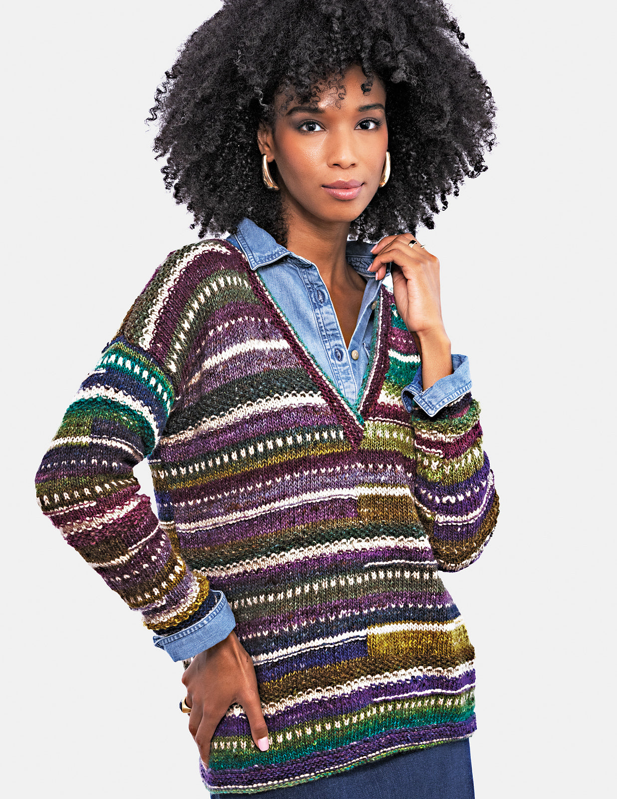 A Noro Tasogare & Haunui Silk Pattern - Melange (PDF)