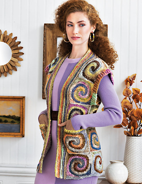 Handmade Crochet Sample - Noro Dionne Vest - Size Small