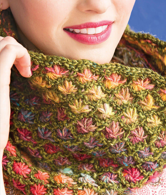 A Noro Silk Garden Pattern - Starburst Cowl (PDF)