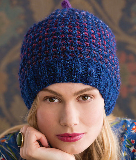 A Noro Pattern - Two-Color Tweed Hat (PDF)