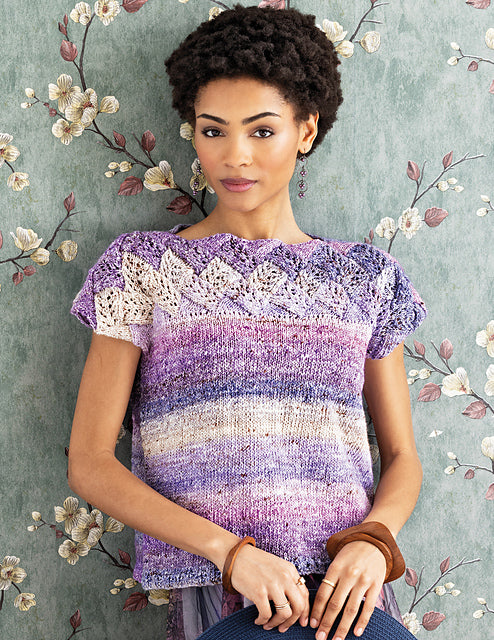 Noro Akari Pattern - Corsage (PDF) knitting pattern on sale at Little Knits