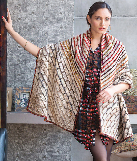 A Noro Kureyon Pattern - Lattice and Line (PDF)