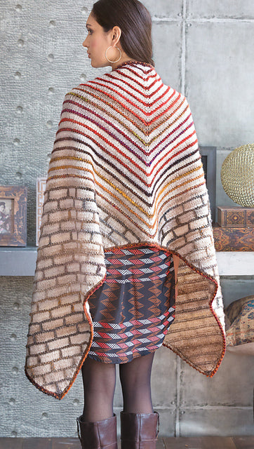 A Noro Kureyon Pattern - Lattice and Line (PDF)