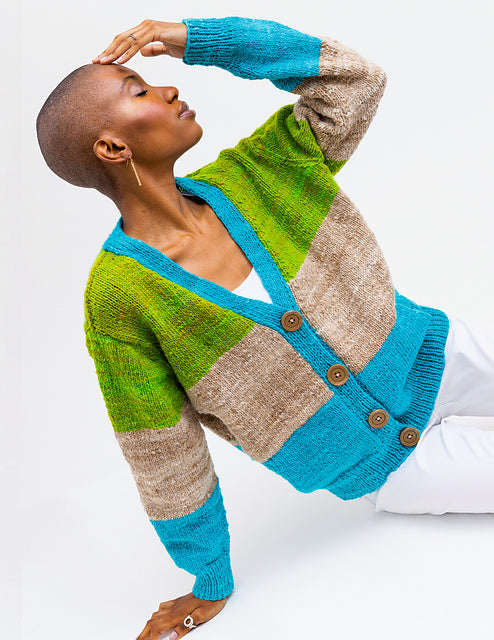 A Noro Malvinas Pattern -  Moldavite (PDF)knitting pattern on sale at Little Knits