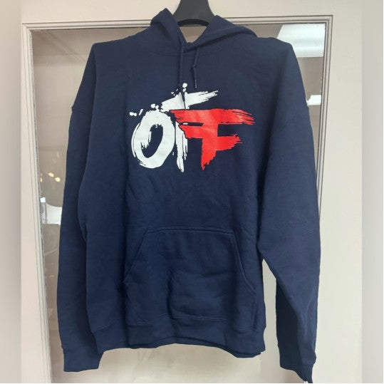 New OTFxFaze unisex-adult Logo Hoodie Size Large