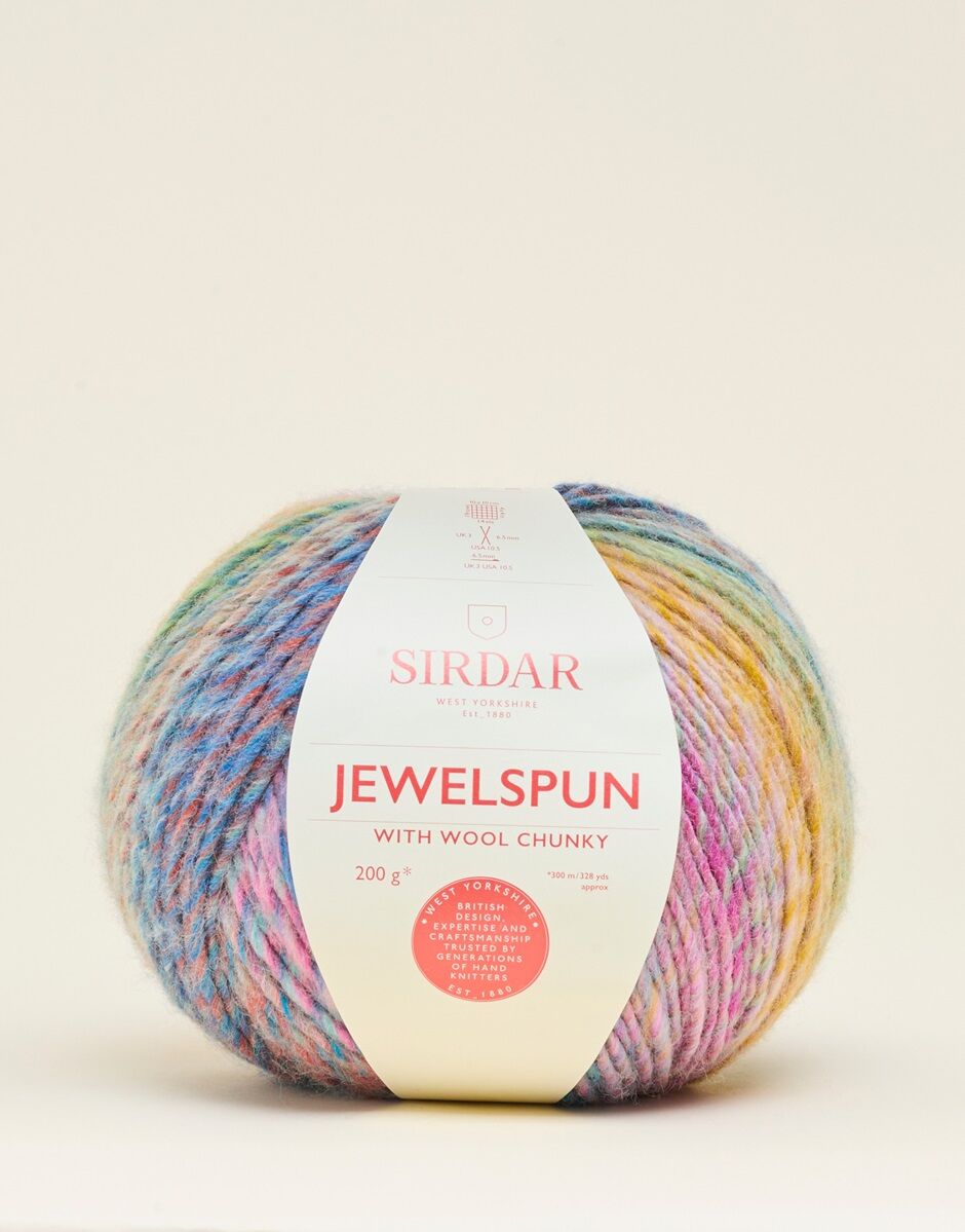 Sirdar Jewelspun with Wool Chunky - Ocean Gem (Color #209) - BIG 200 Gram Skeins