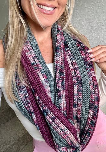 A FREE Circulo Bossa Nova Crochet Pattern - Opulent Oasis Cowl (PDF) - FREE PATTERN LINK IN DESCRIPTION