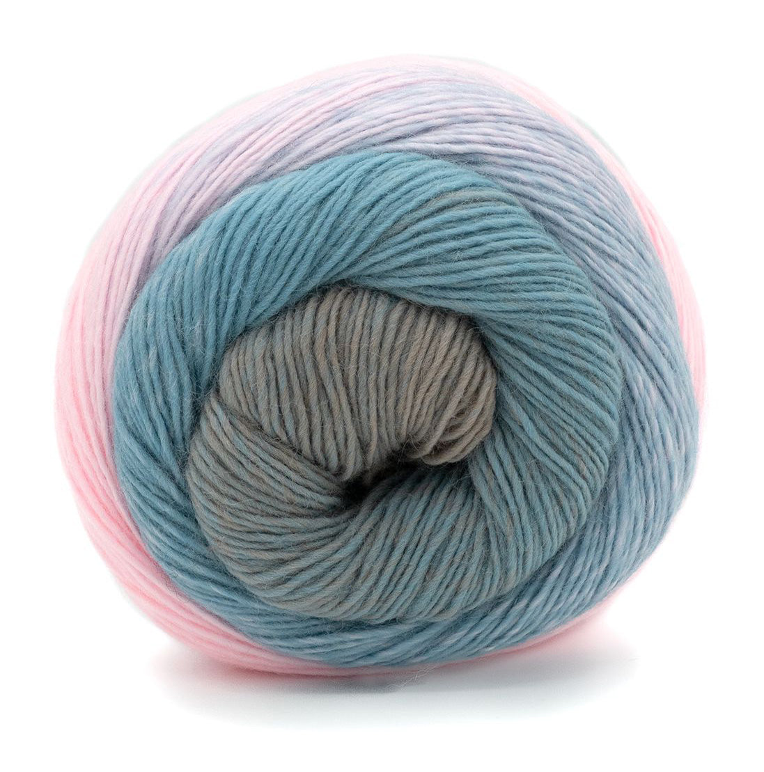 Laines Du Nord Poema - Peach/Aqua (Color #300) knitting and crochet yarn on sale at little knits