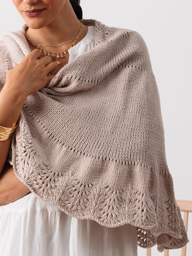 A Berroco Bozzolo Pattern - Prairie Rose Shawl (PDF)