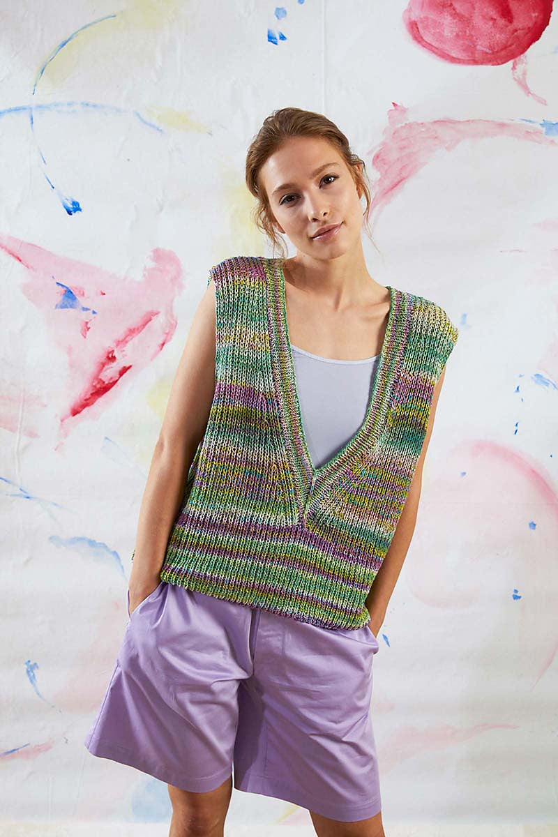 A Lang Karma Pattern - Vest PTO-037_02 - AVAILABLE ON RAVELRY (LINK & DETAILS IN DESCRIPTION)