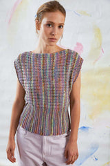 A Lang Karma Pattern - Sleeveless Top PTO-037_03 - AVAILABLE ON RAVELRY (LINK & DETAILS IN DESCRIPTION)