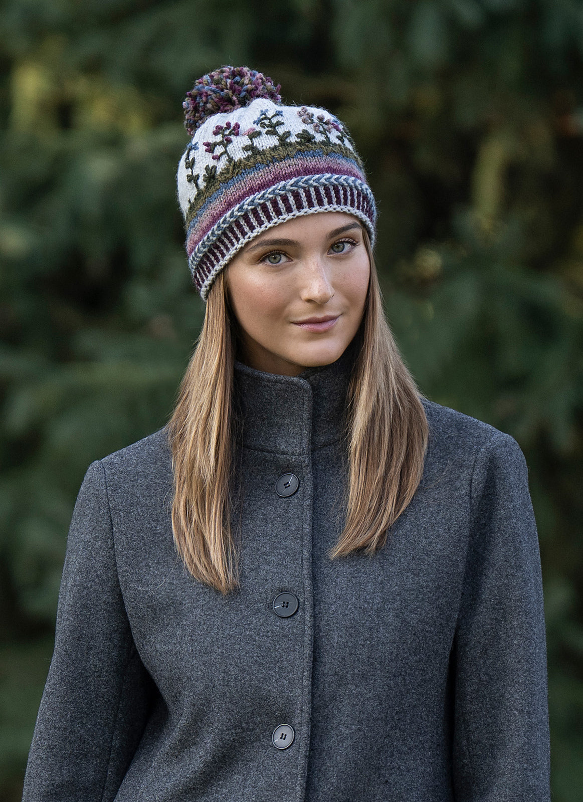 A FREE Blue Sky Fibers Woolstok Worsted Pattern - Flora Adora Hat (PDF)