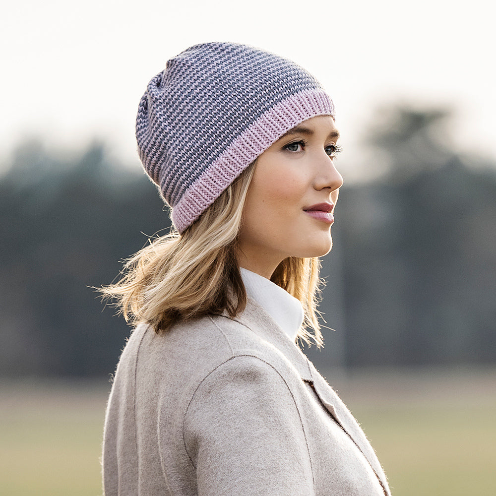 A FREE Blue Sky Fibers Skyland Pattern - Lyden Hat (PDF)