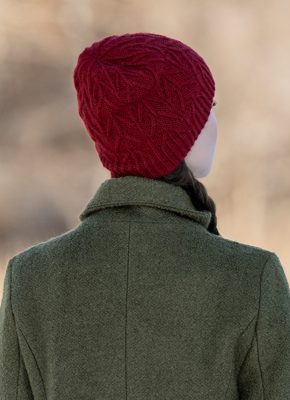 A FREE Blue Sky Fibers Woolstok Worsted Pattern - Mountain Vista Hat (PDF)