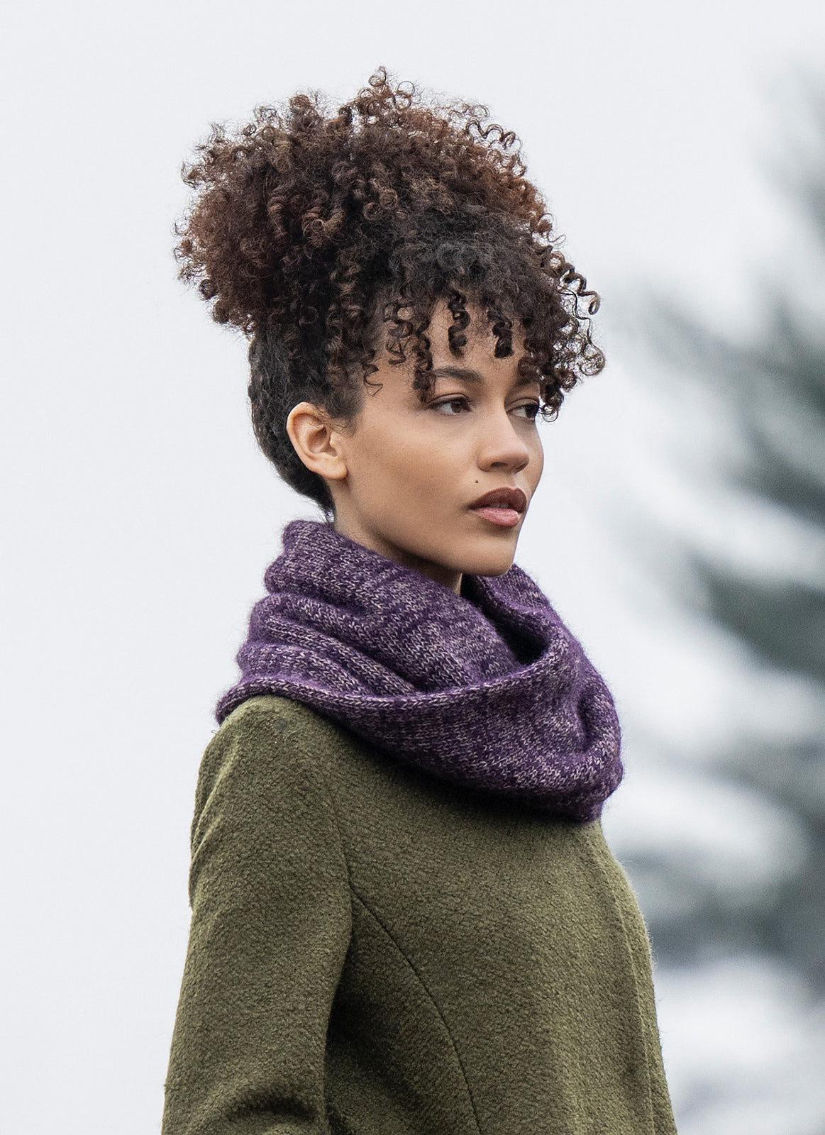 A FREE Blue Sky Fibers Woolstok Worsted & Prairie Pattern - Orion Cowl (PDF)